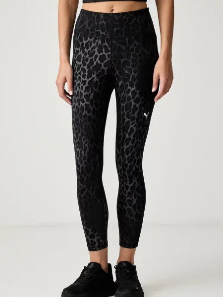 Puma legginsy Essential Spotted Haze czarne