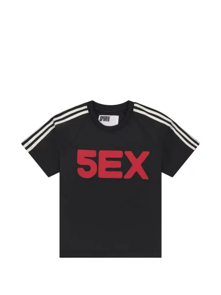 Tricou Sp5der cu dungi negru