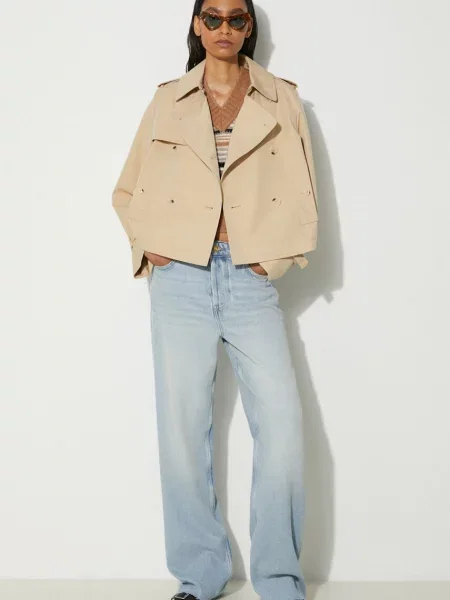 Krótki trencz Kenzo beżowy