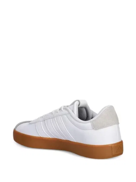 Komplet dresowy Adidas koronkowy sznurowany w paski różowy