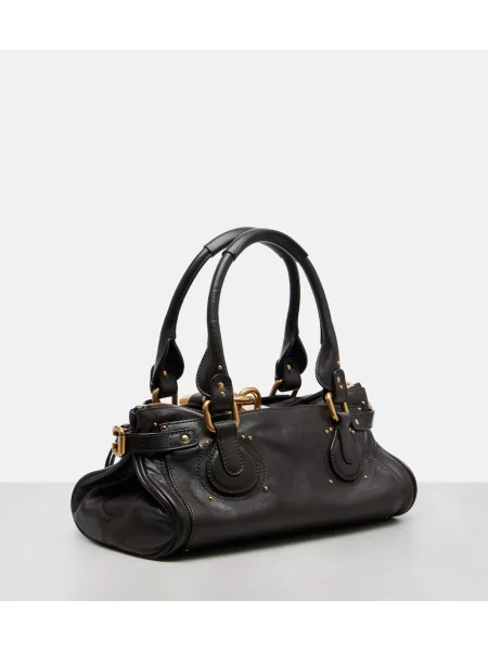 Geanta de piele Chloé din piele maro