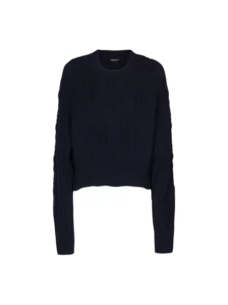 Sweter Dondup wełniany niebieski