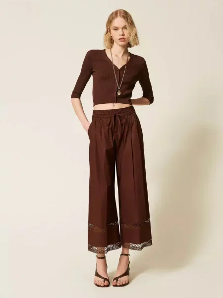 Брюки Twinset коричневые