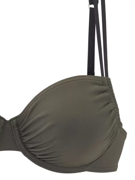 S.Oliver Bikinový top olivová