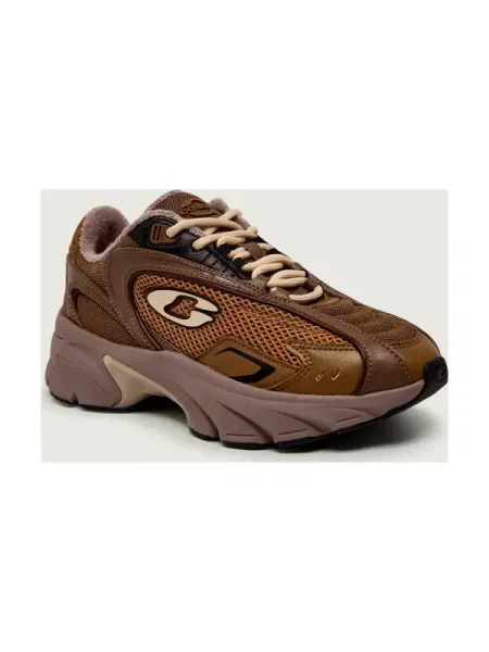 Coach Sneakers SPEED RUNNER cu adaos de piele maro