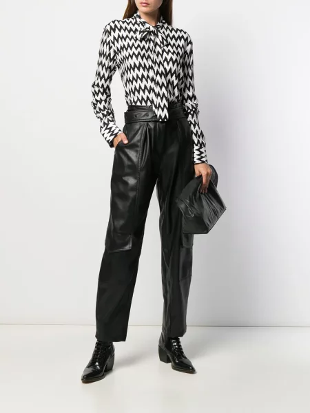 Bluză Haider Ackermann cu funde negru