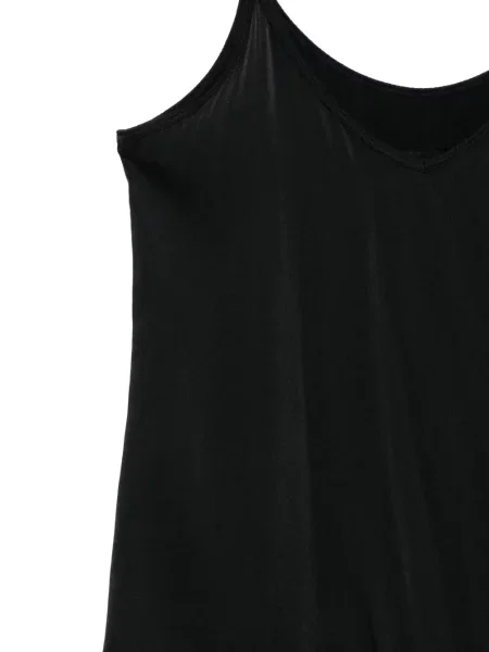 Šilkinis palaidinė be rankovių Private 0204 juoda