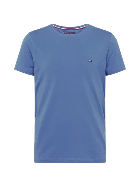 TOMMY HILFIGER Tričko námornícka / zafírová / krvavo červená / biela modrá