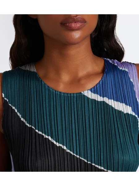 Rochie midi Pleats Please Issey Miyake cu imagine