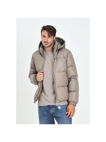 Kurtka puchowa Armani Exchange beżowa