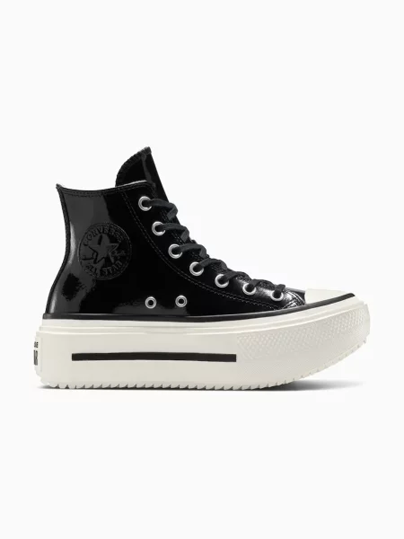 Високи кецове Converse Chuck Taylor All Star Lift Double Stack черно
