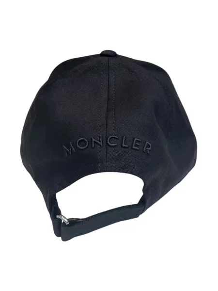 Czapka z daszkiem Moncler czarna