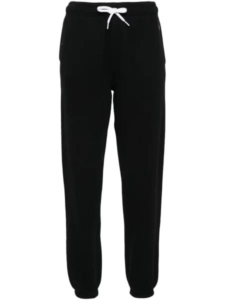 Pantaloni Polo Ralph Lauren din tweed cu broderie de costum alb