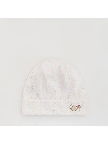 Reserved Čepice Pusheen krémová