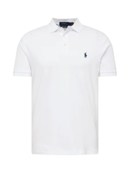 Polo Polo Ralph Lauren plasă de plasă alb