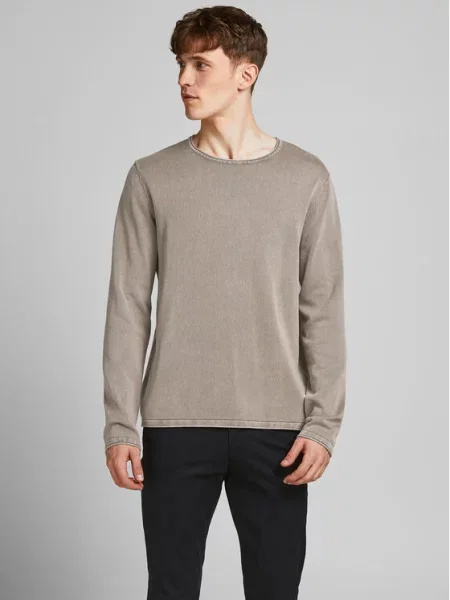 Jack&Jones Megztinis Leo Regular Fit ruda