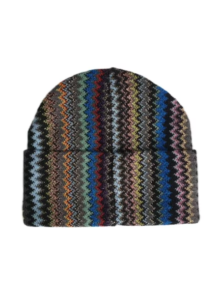 Czapka Missoni w geometryczne wzory