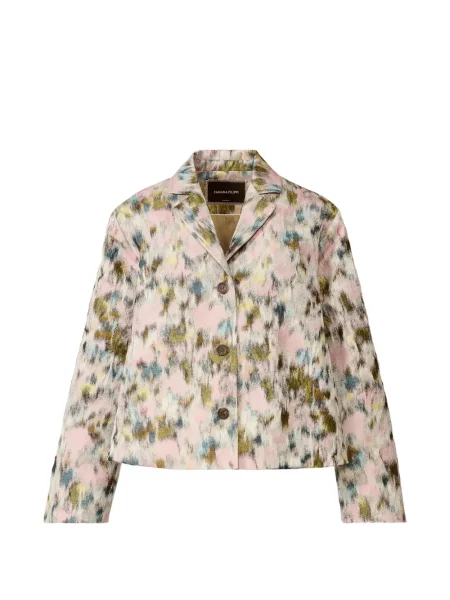 Geacă Fabiana Filippi cu model floral roz