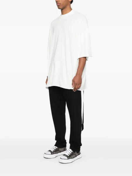 Μικρός μπλούζα Rick Owens Drkshdw με στρογγυλή λαιμόκοψη λευκό