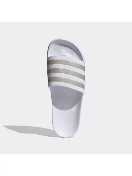 ADIDAS PERFORMANCE Pantofle Adilette Aqua stříbrná bílá