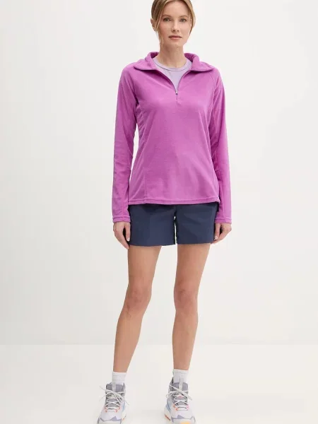 Koszulka turystyczna Viking Lenta Bamboo fioletowa