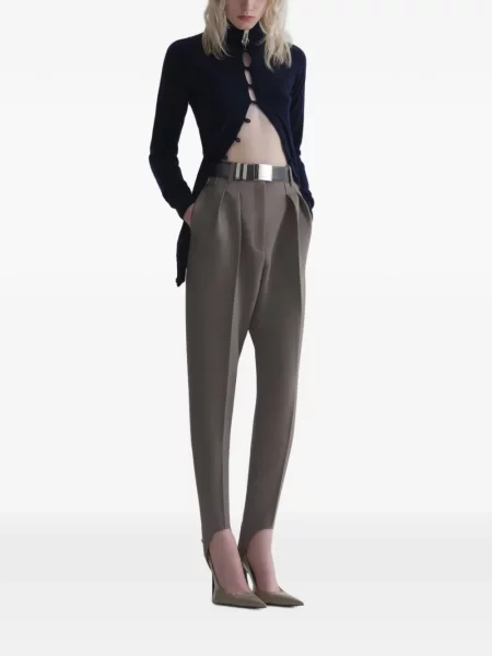 Cardigan Mugler din cașmir albastru