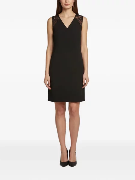 Rochie mini Allsaints din dantelă negru