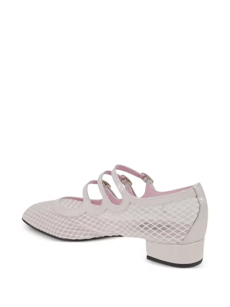 Pantofi cu toc Carel Paris plasă alb