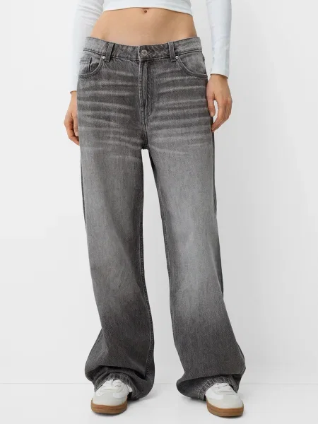Bershka Jeans denim gri