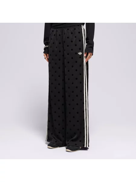 Adidas Spodnie Satin Polka Dots Wide Leg czarne