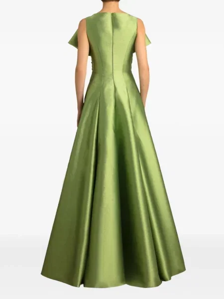 Rochie maxi Gemy Maalouf cu funde verde