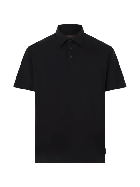Tricou polo Slowear scurt negru