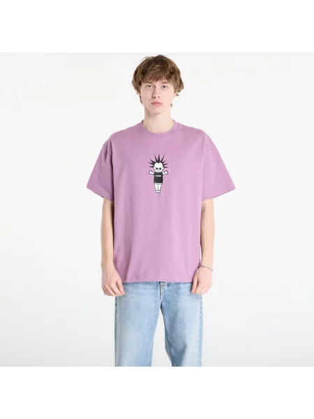 Tricou PLEASURES Punkpie T-Shirt Mauve M