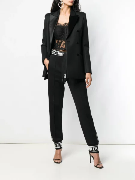 Nėriniuotas liemenėlė Dolce & Gabbana be petnešėlių juoda
