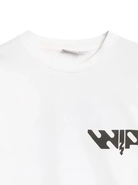 Lung tricou Carhartt Wip cu imagine alb