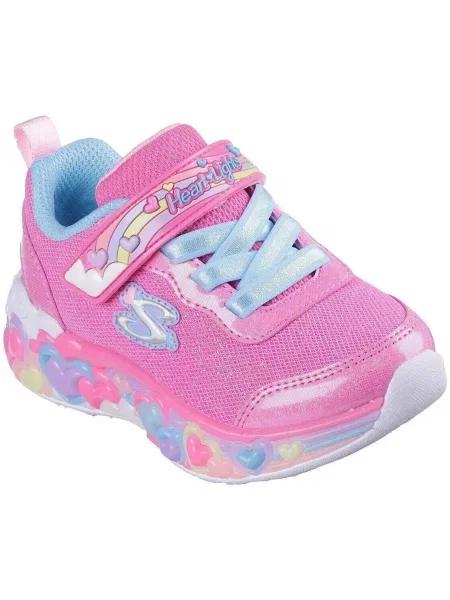 Buty sportowe dla dzieci Skechers S Lights eternal Heart Light różowe