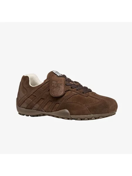 Sneakers Geox Snake Dark Brown EUR 39 καφέ