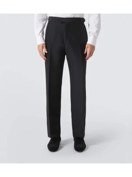 Costum Loro Piana de lână de costum negru