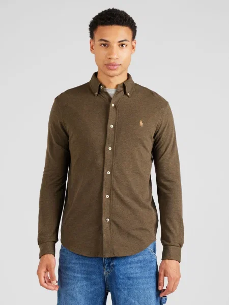 Polo Ralph Lauren Srajca svetlo / kaki rjava