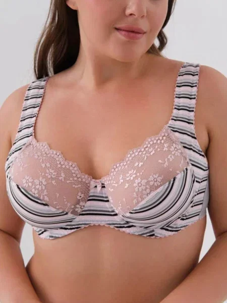 Бюстгальтер минимайзер сірий