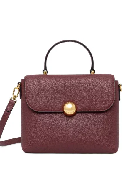 Geantă shopper Furla din piele roșu