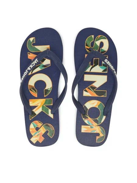 Jack&Jones В'єтнамки Jfwlogo Palm Print Flip Flop Ln cиній