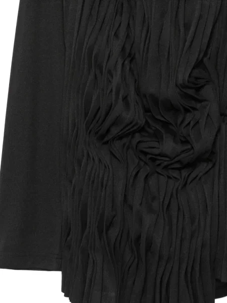 Bluză Comme Des Garçons drapată negru