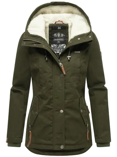 Geacă parka Marikoo verde