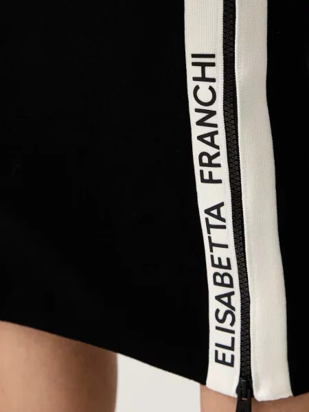 Elisabetta Franchi Kötött ruha fekete