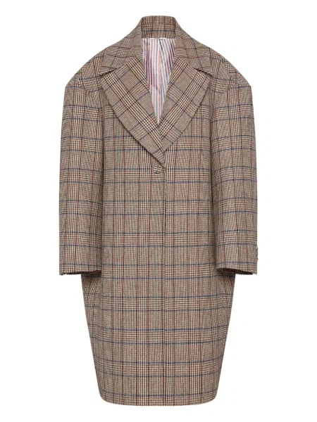 Palton Thom Browne din tweed