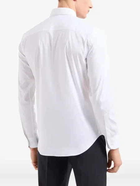 Cămașă Emporio Armani lungă alb
