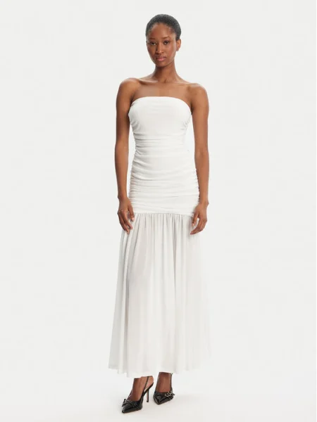 Bardot Rochie de seară Solana Mesh alb