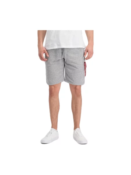 Szorty cargo Alpha Industries szare