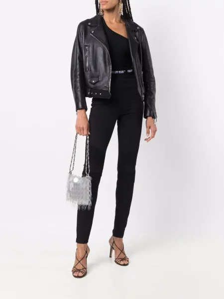 Liesas kelnės Philipp Plein juoda